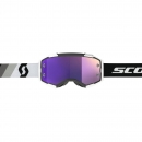 Scott Fury MX / MTB Brille premium black/white / purple chrome