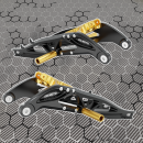 KO Moto Schwinge für SUR-RON Light Bee Verstärkt+5cm länger Schwarz/Gold