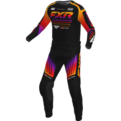 FXR Clutch MX Combo BLACK/SPECTRUM