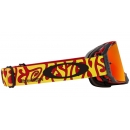 OAKLEY Airbrake MX Brille - TLD Trippy Red Prizm MX Torch Glas
