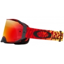 OAKLEY Airbrake MX Brille - TLD Trippy Red Prizm MX Torch Glas