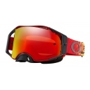 OAKLEY Airbrake MX Brille - TLD Trippy Red Prizm MX Torch Glas