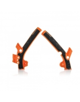 Acerbis Rahmenprotektor X-GRIP für KTM 85 / Husqvarna 85 orange98-schwarz