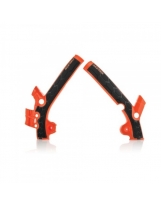 Acerbis Rahmenprotektor X-GRIP für KTM 85 / Husqvarna 85 orange16-schwarz