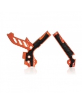 Acerbis Rahmenprotektor X-GRIP für KTM orange98-schwarz