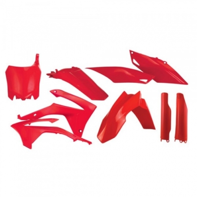Acerbis Plastik Full Kit Honda Rot  / 6-teilig CRF 250 14-17 + CRF450 13-16