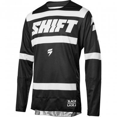Shift Jersey 3lack Label Strike -Schwarz/Weiß
