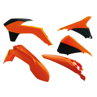 Racetech Plastikkit KTM EXC 14-16 OEM 2014 + Airboxabdeckung Orange