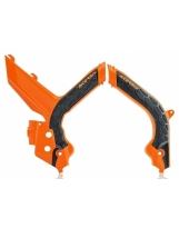Acerbis Rahmenschutz X-GRIP für KTM 2019- orange-schwarz