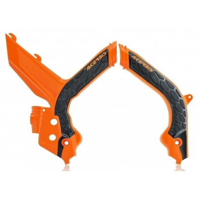 Acerbis Rahmenschutz X-GRIP KTM orange98-schwarz