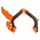 Acerbis Rahmenschutz X-GRIP KTM orange98-schwarz