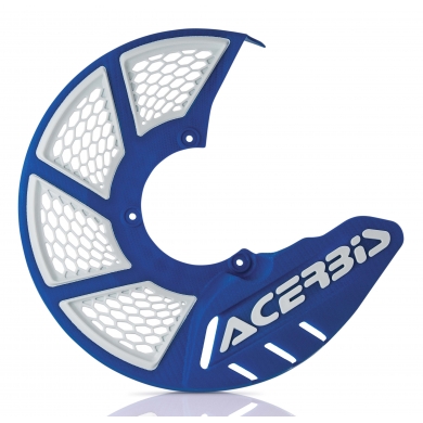 Acerbis Bremsscheiben Schutz X-Brake 2.0 Honda / Yamaha / Suzuki / Kawasaki / KTM / Husqvarna / Beta / Sherco / GasGas blau-weiß