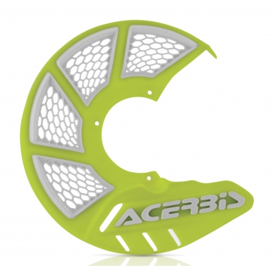 Acerbis Bremsscheiben Schutz X-Brake 2.0 Honda / Yamaha / Suzuki / Kawa / KTM / Husky / Beta / Sherco / GasGas gelb-fluo-weiß
