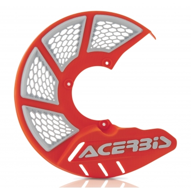 Acerbis Bremsscheiben Schutz X-Brake 2.0 Honda / Yamaha / Suzuki / Kawa / KTM / Husky / Beta / Sherco / GasGas orange16-weiß