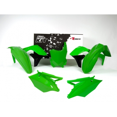 Racetech Plastikkit KXF 250 17- Grün/Schwarz 5 tlg.