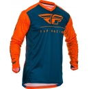 Fly Racing Hemd Lite orange-navy