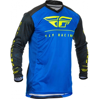 Fly Racing Hemd Lite blau-schwarz-hi-vis
